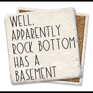 Rock Bottom Has a Basement Drink Coaster